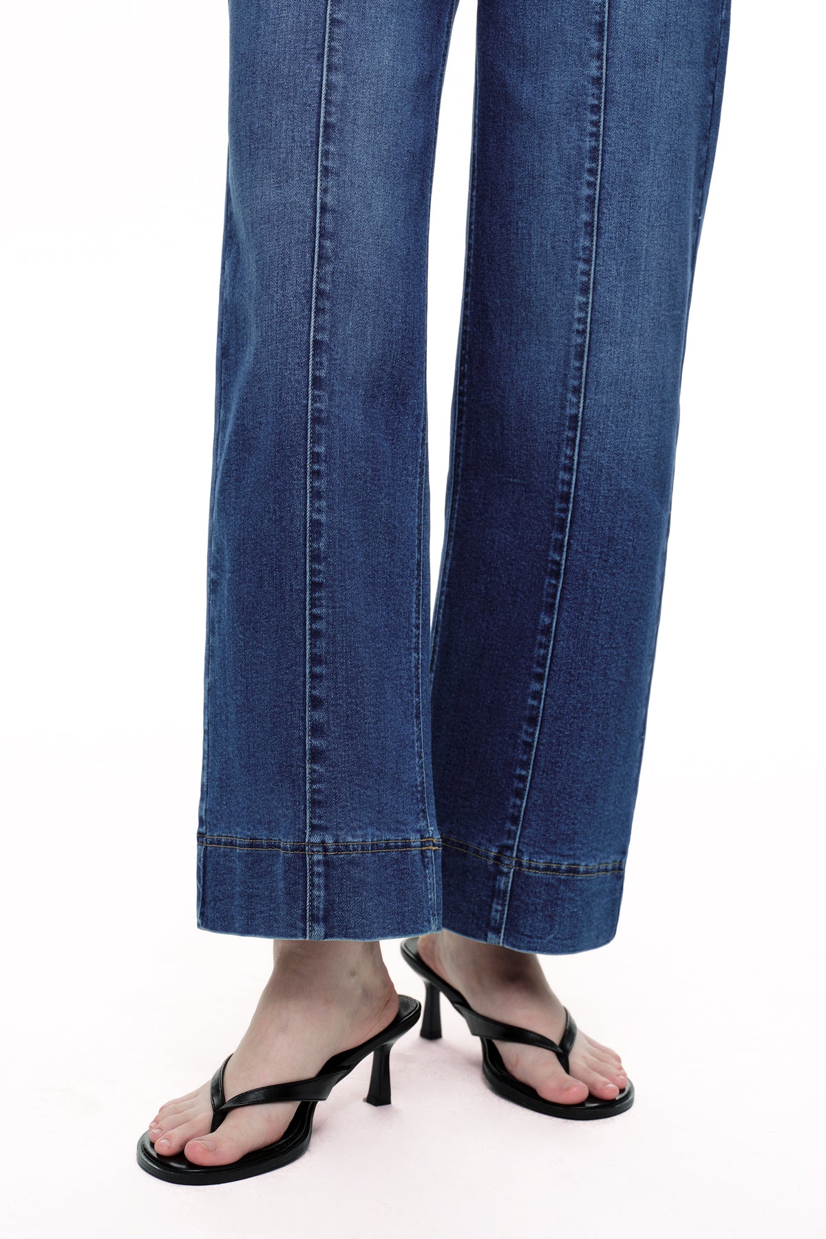 ONESO Retro High Rise Wide Leg Jeans