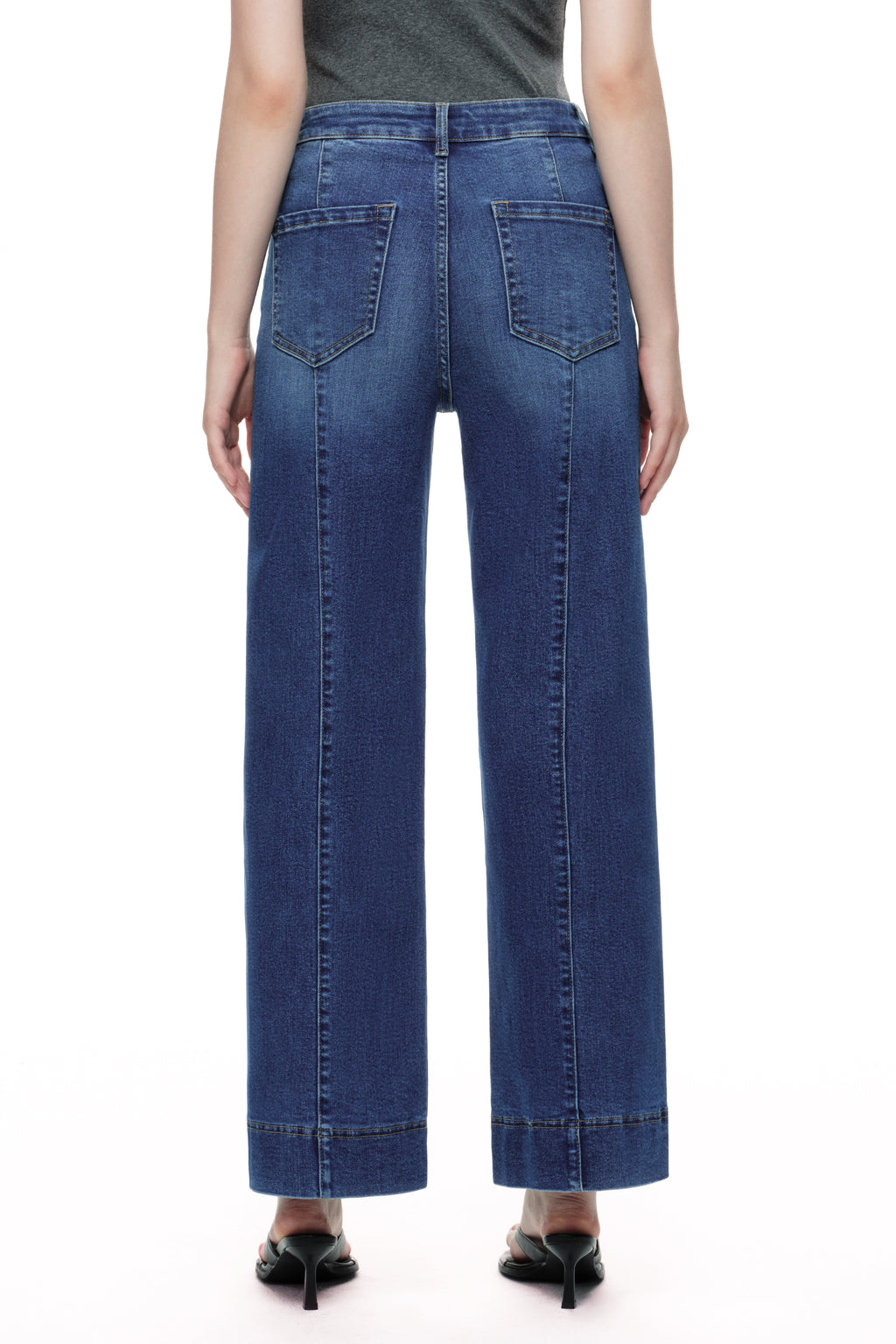 ONESO Retro High Rise Wide Leg Jeans