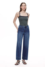 ONESO Retro High Rise Wide Leg Jeans