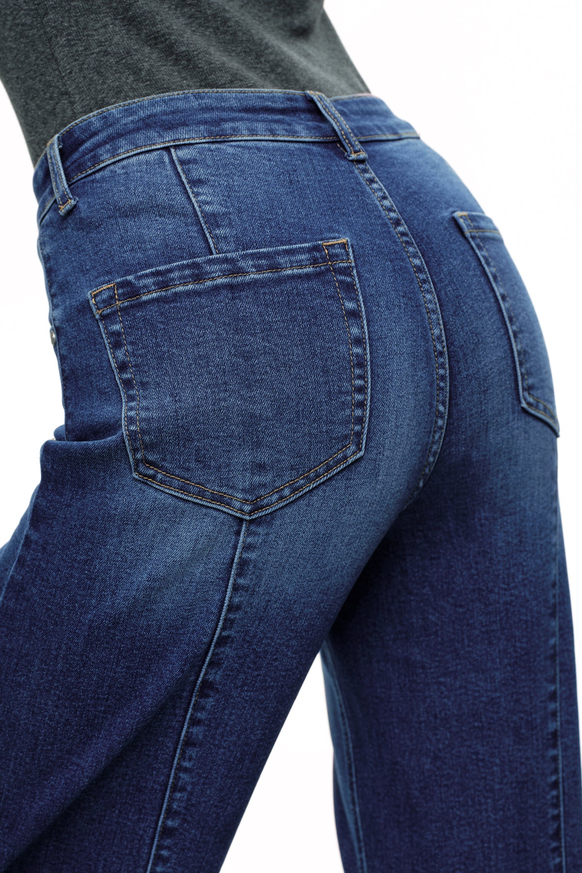ONESO Retro High Rise Wide Leg Jeans