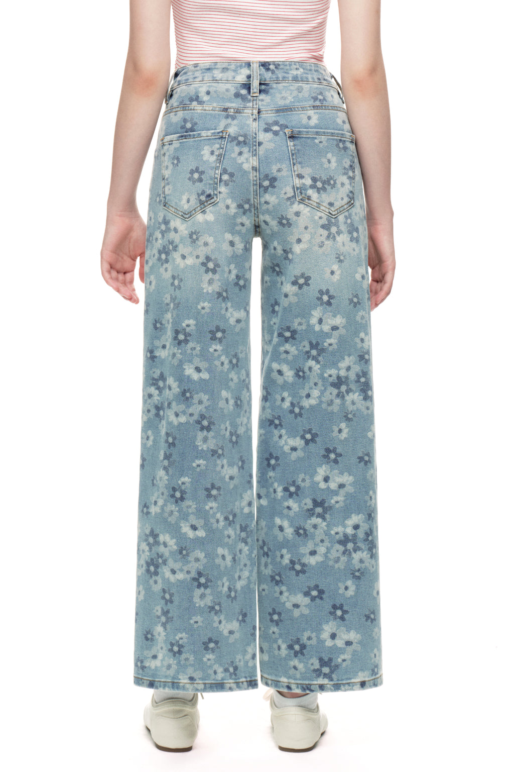 ONESO Chic High Rise Wide Leg Jeans