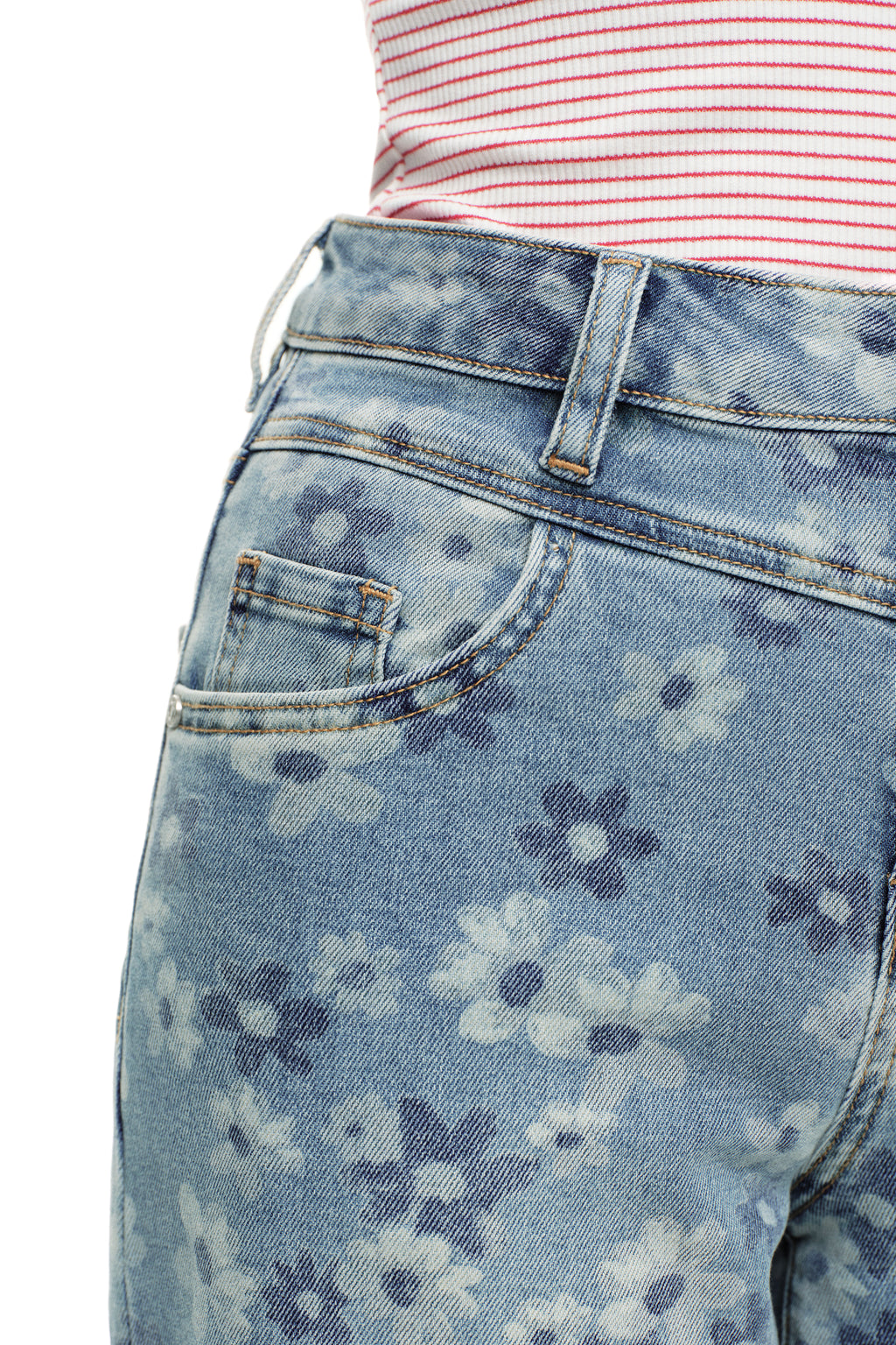 ONESO Chic High Rise Wide Leg Jeans