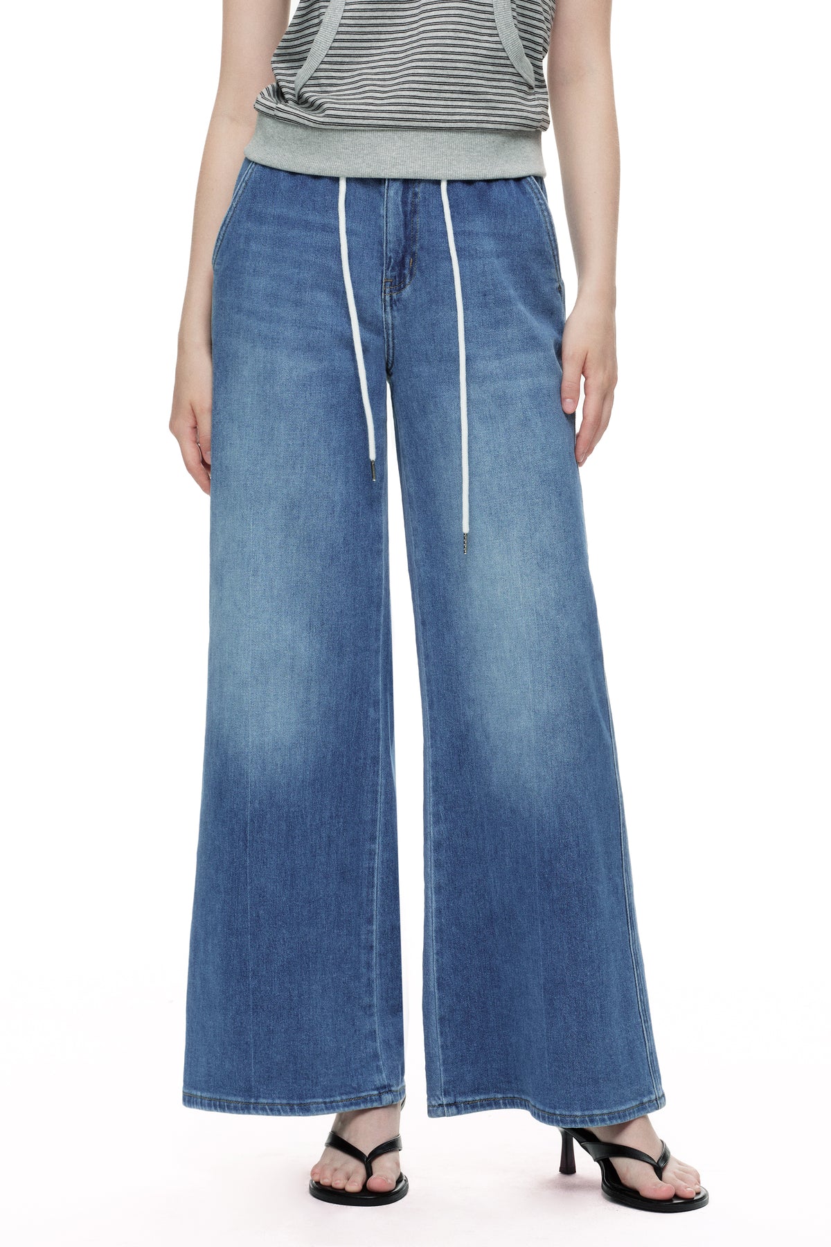 ONESO Effortless High Rise Wide Leg Jeans