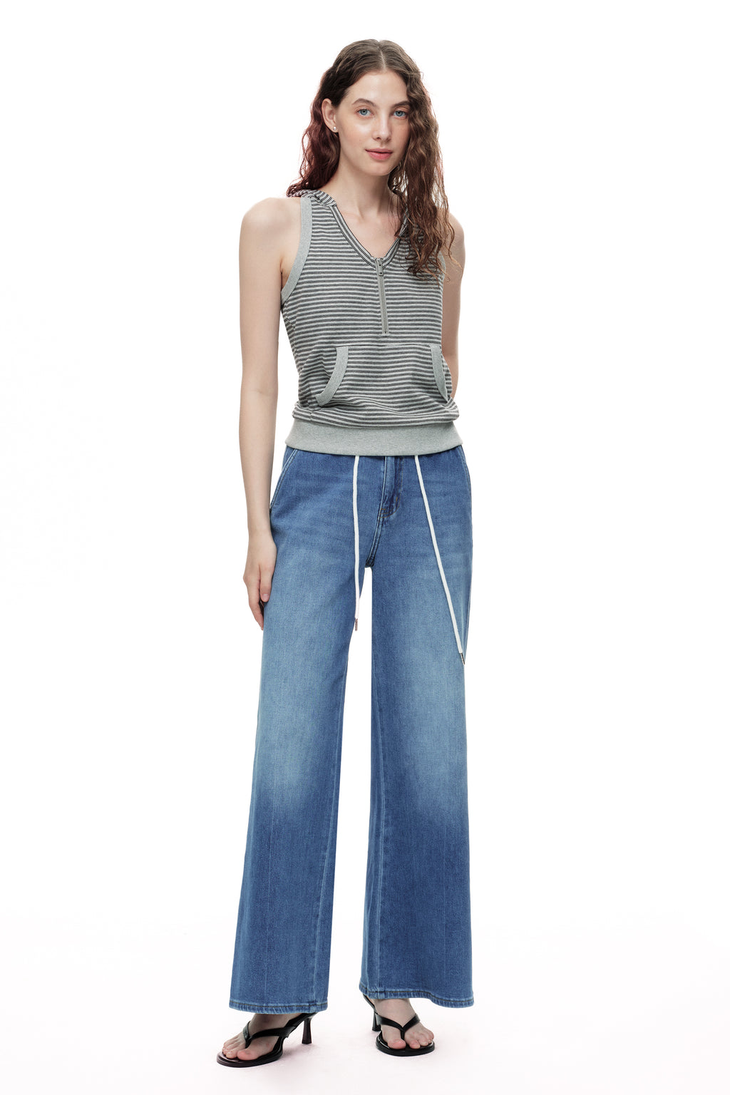 ONESO Effortless High Rise Wide Leg Jeans