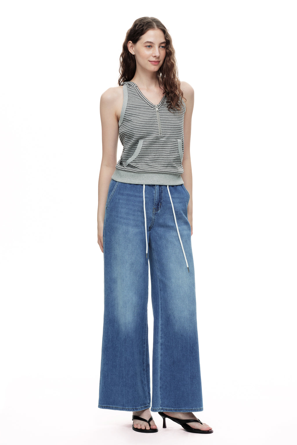 ONESO Effortless High Rise Wide Leg Jeans