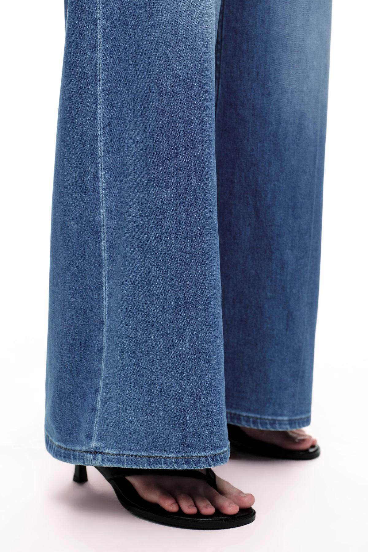 ONESO Boho High Rise Wide Leg Jeans