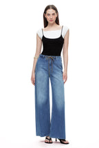 ONESO Boho High Rise Wide Leg Jeans