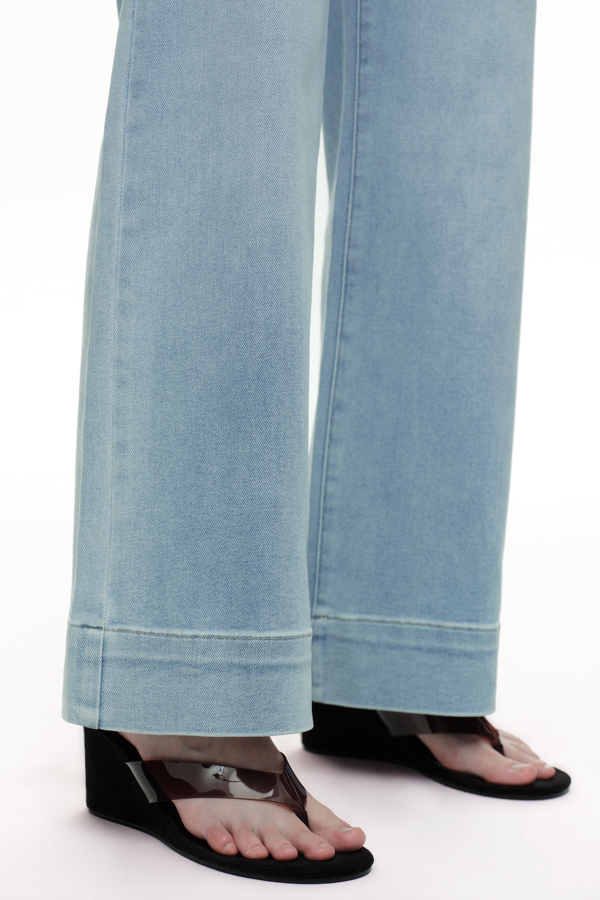 ONESO Chic High Rise Wide Leg Jeans