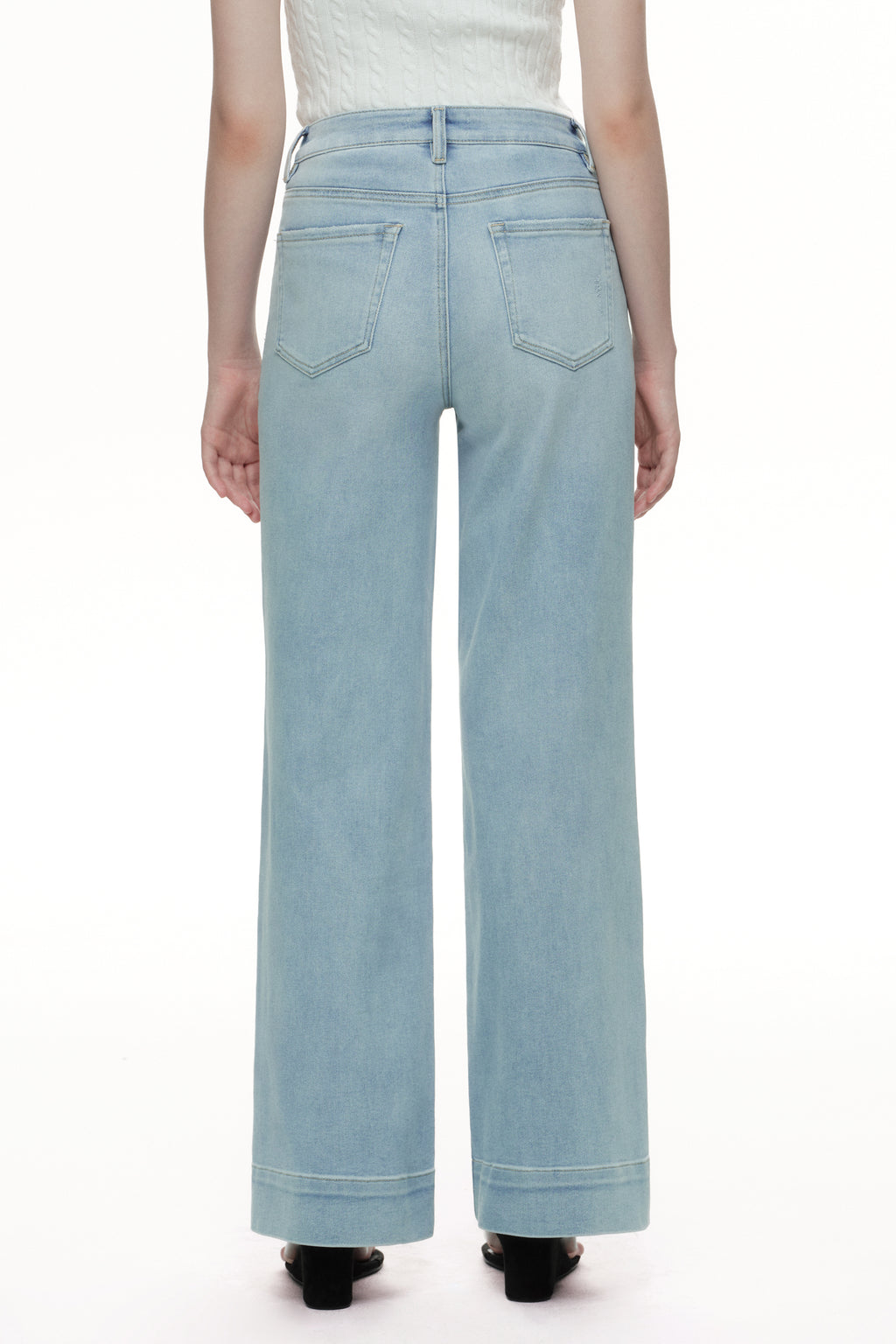 ONESO Chic High Rise Wide Leg Jeans