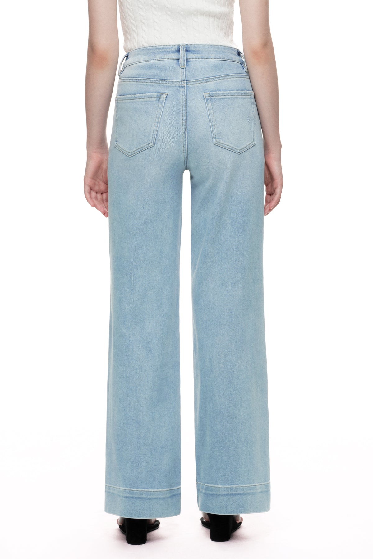 ONESO Chic High Rise Wide Leg Jeans