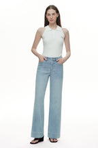 ONESO Chic High Rise Wide Leg Jeans