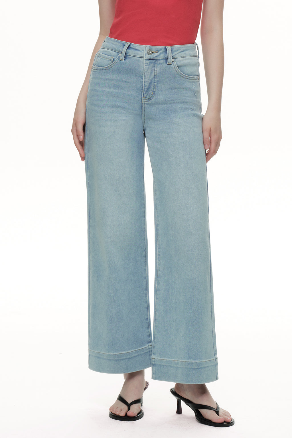 ONESO Effortless High Rise Wide Leg Jeans