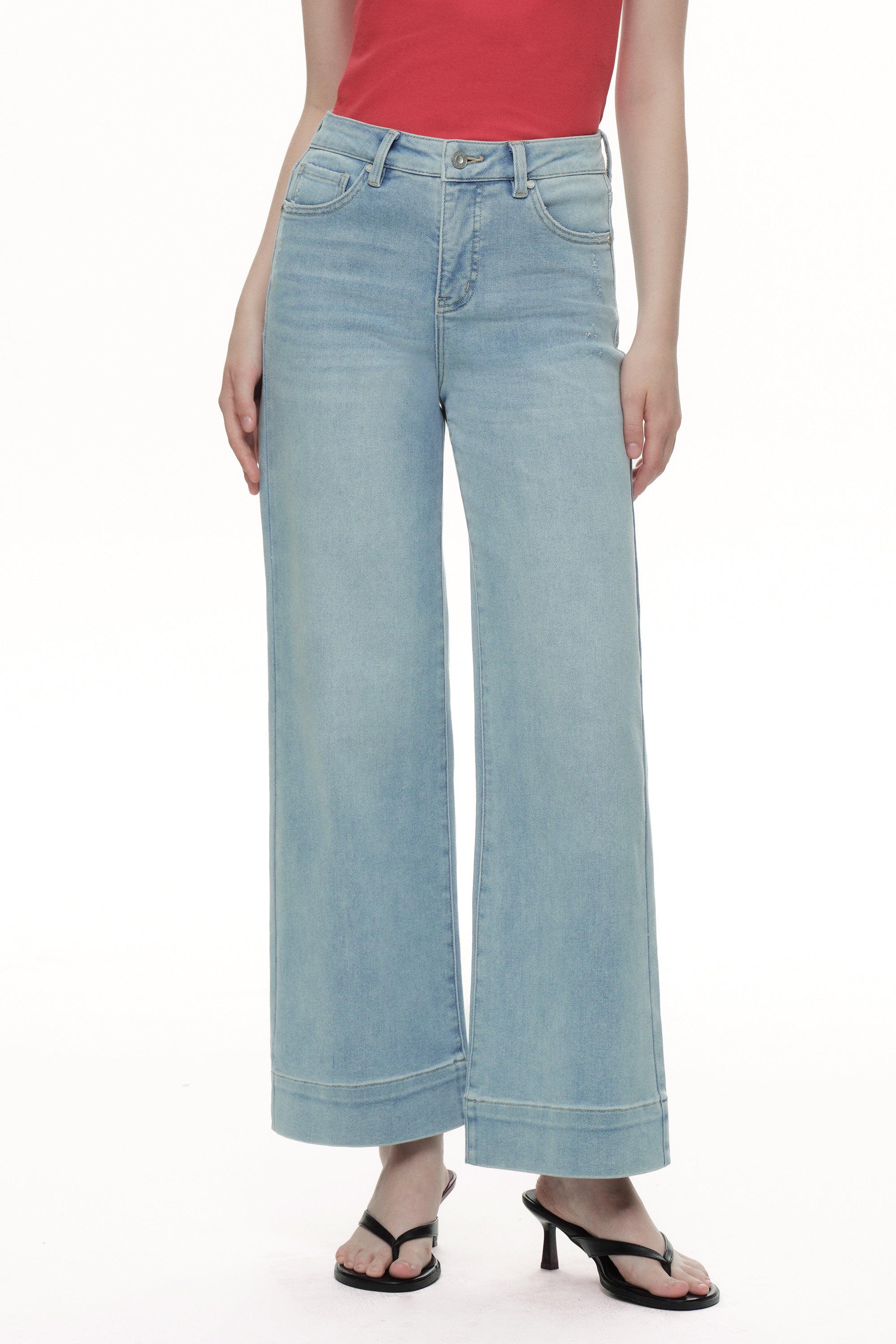 ONESO Effortless High Rise Wide Leg Jeans
