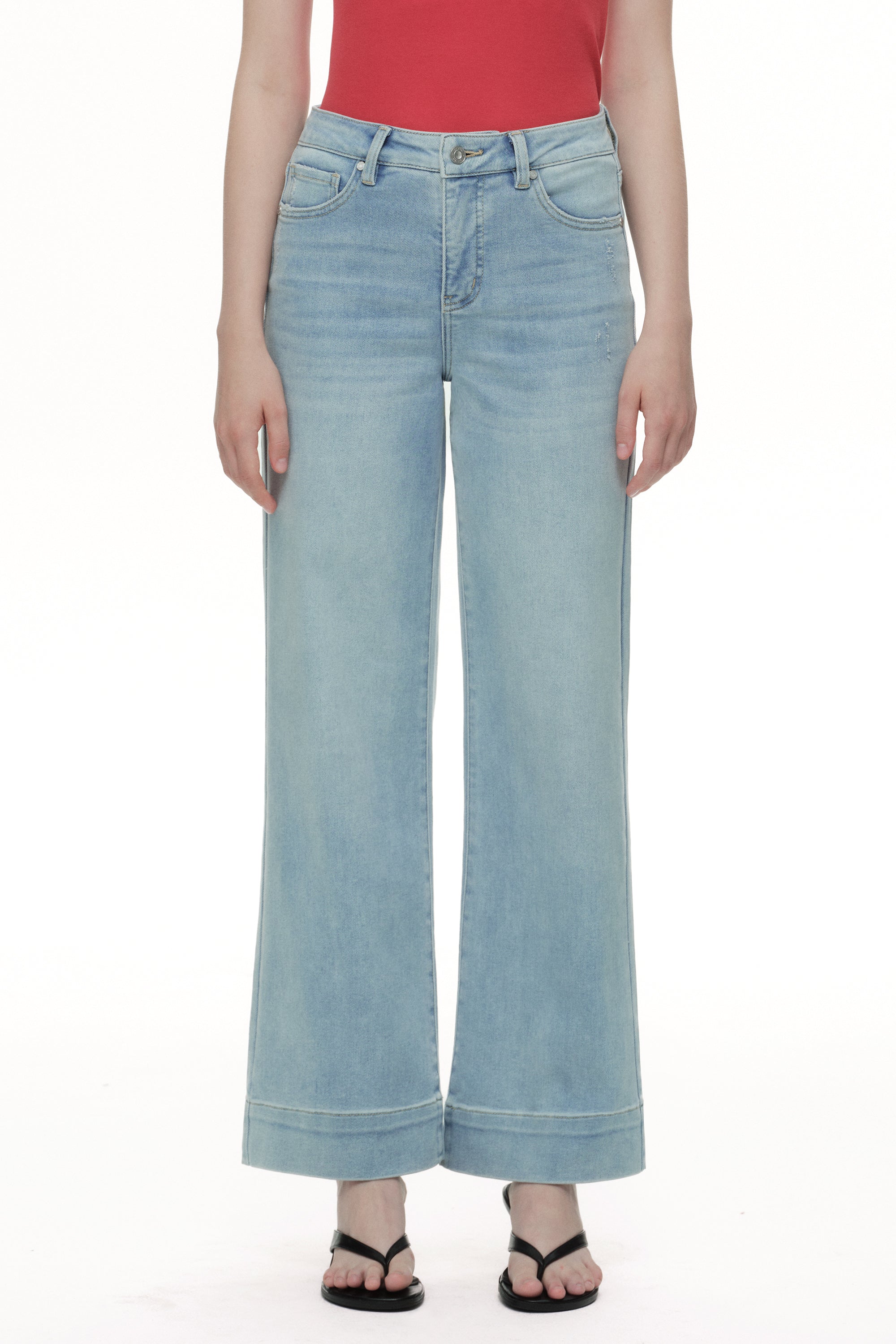 ONESO Effortless High Rise Wide Leg Jeans