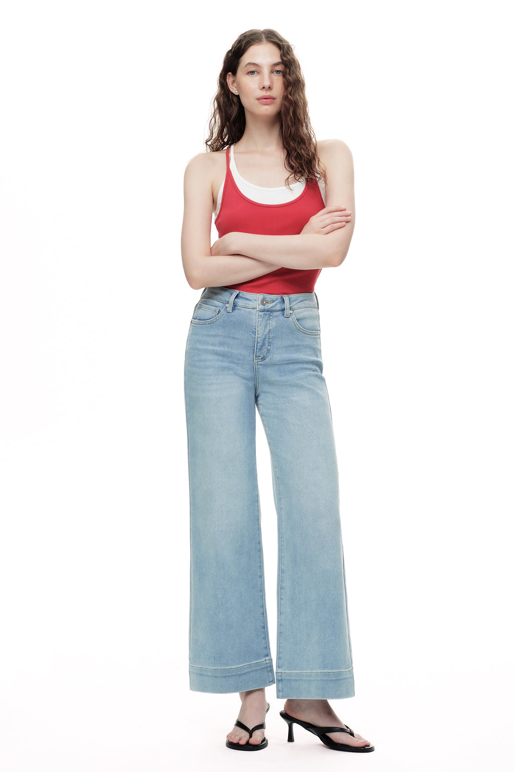 ONESO Effortless High Rise Wide Leg Jeans