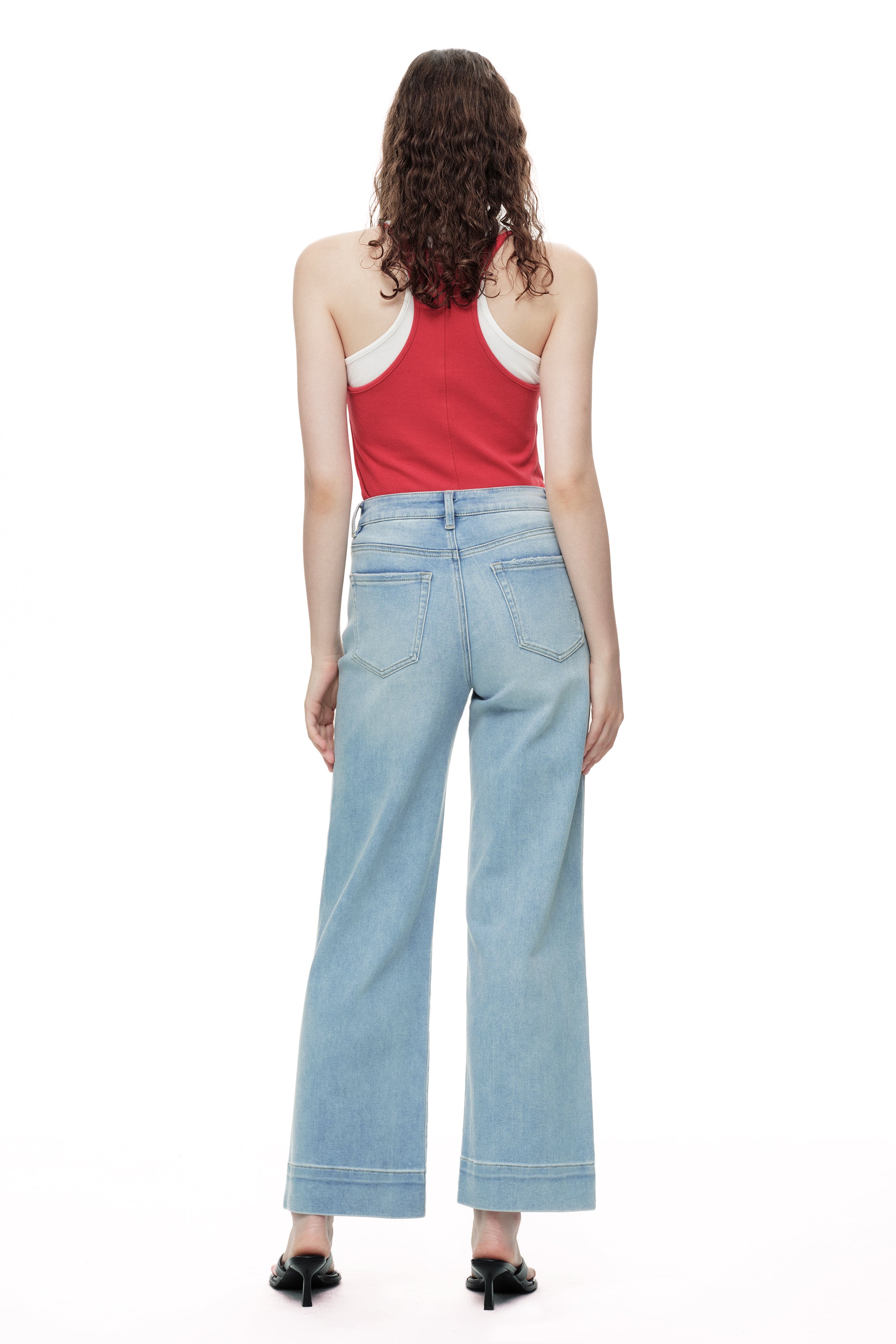 ONESO Effortless High Rise Wide Leg Jeans