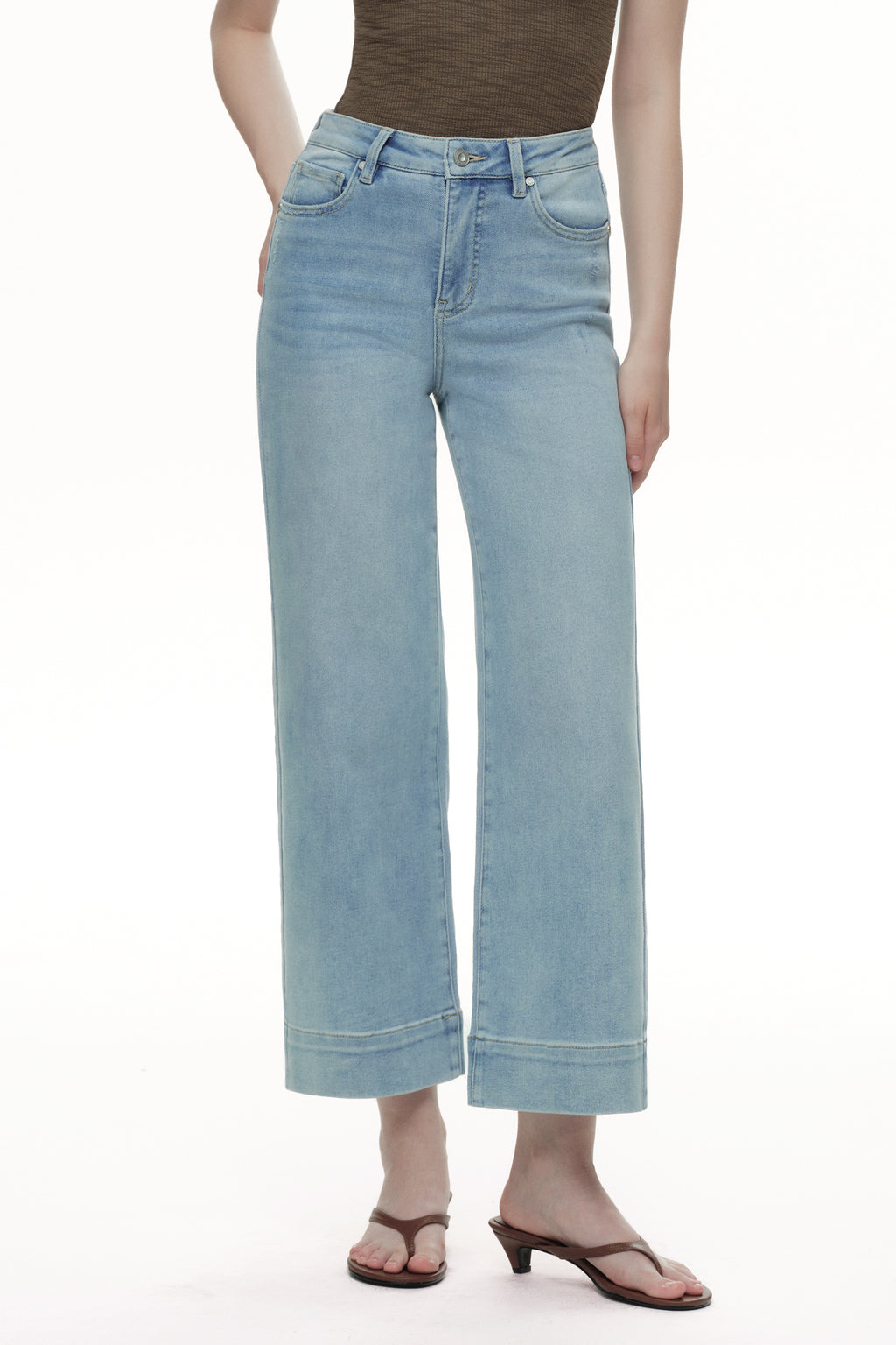 ONESO Modern High Rise Wide Leg Jeans