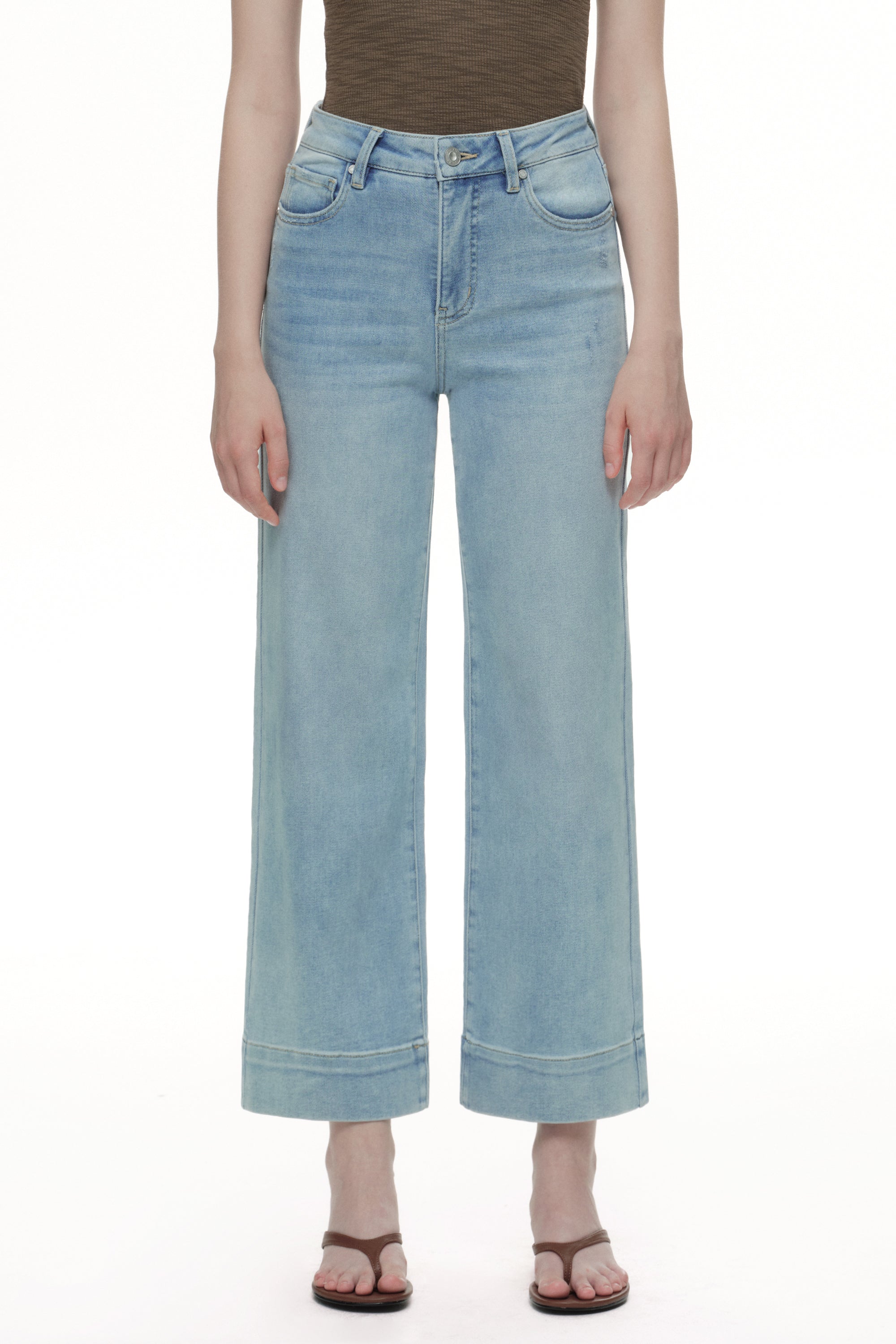 ONESO Modern High Rise Wide Leg Jeans