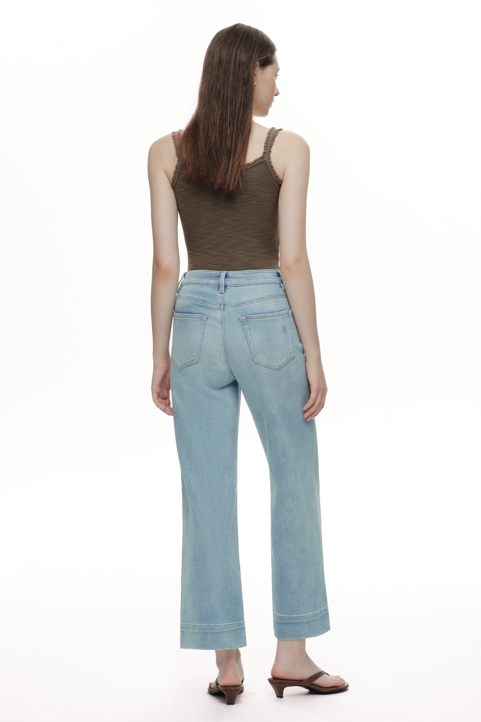 ONESO Modern High Rise Wide Leg Jeans