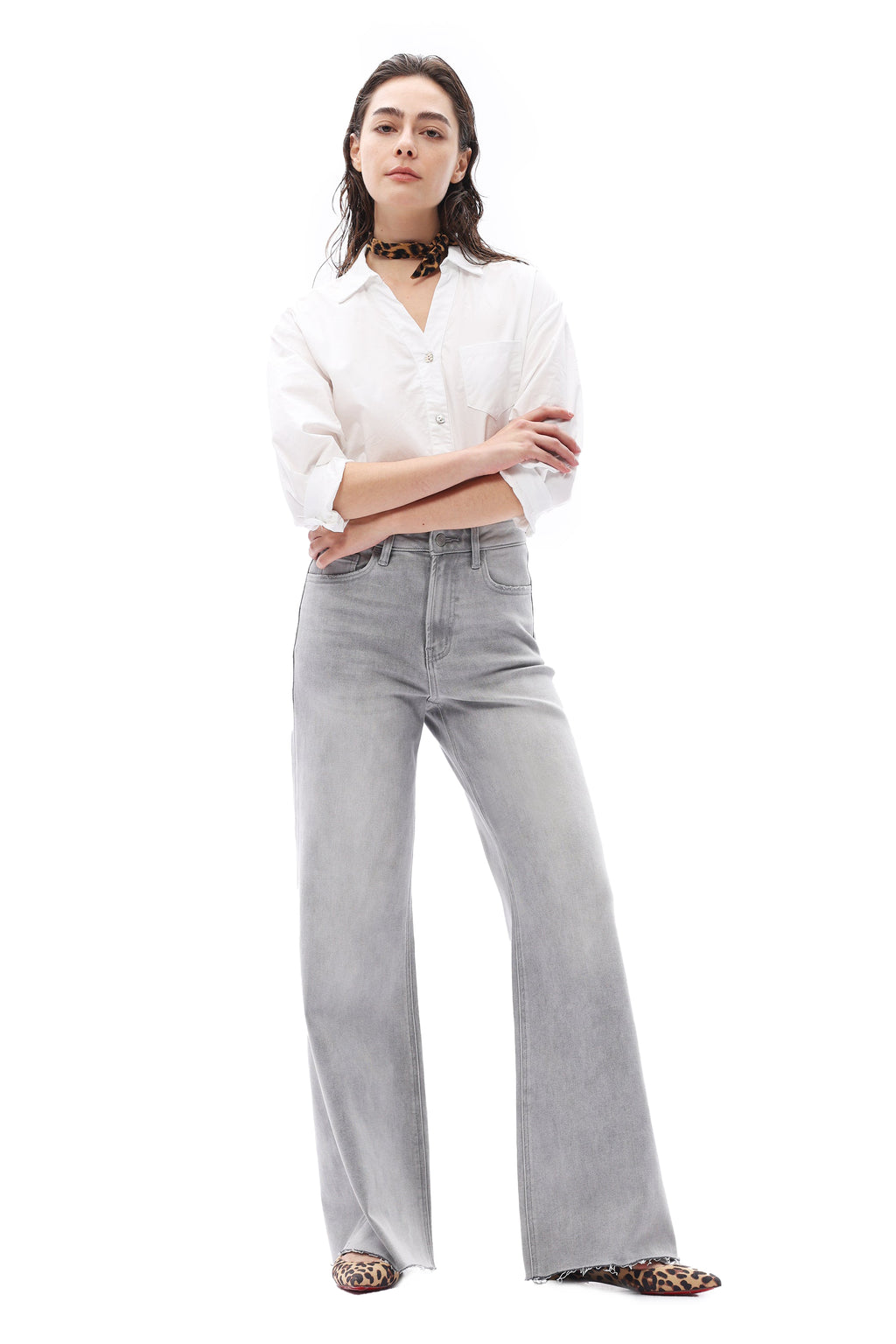 ONESO Utility Modern Super High Rise Wide Leg Jeans