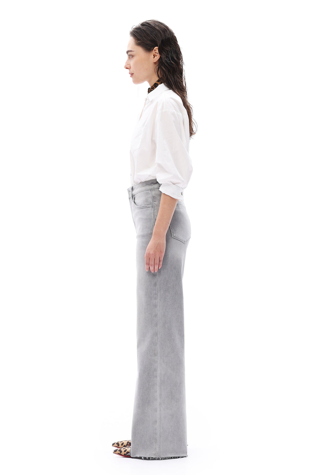 ONESO Utility Modern Super High Rise Wide Leg Jeans