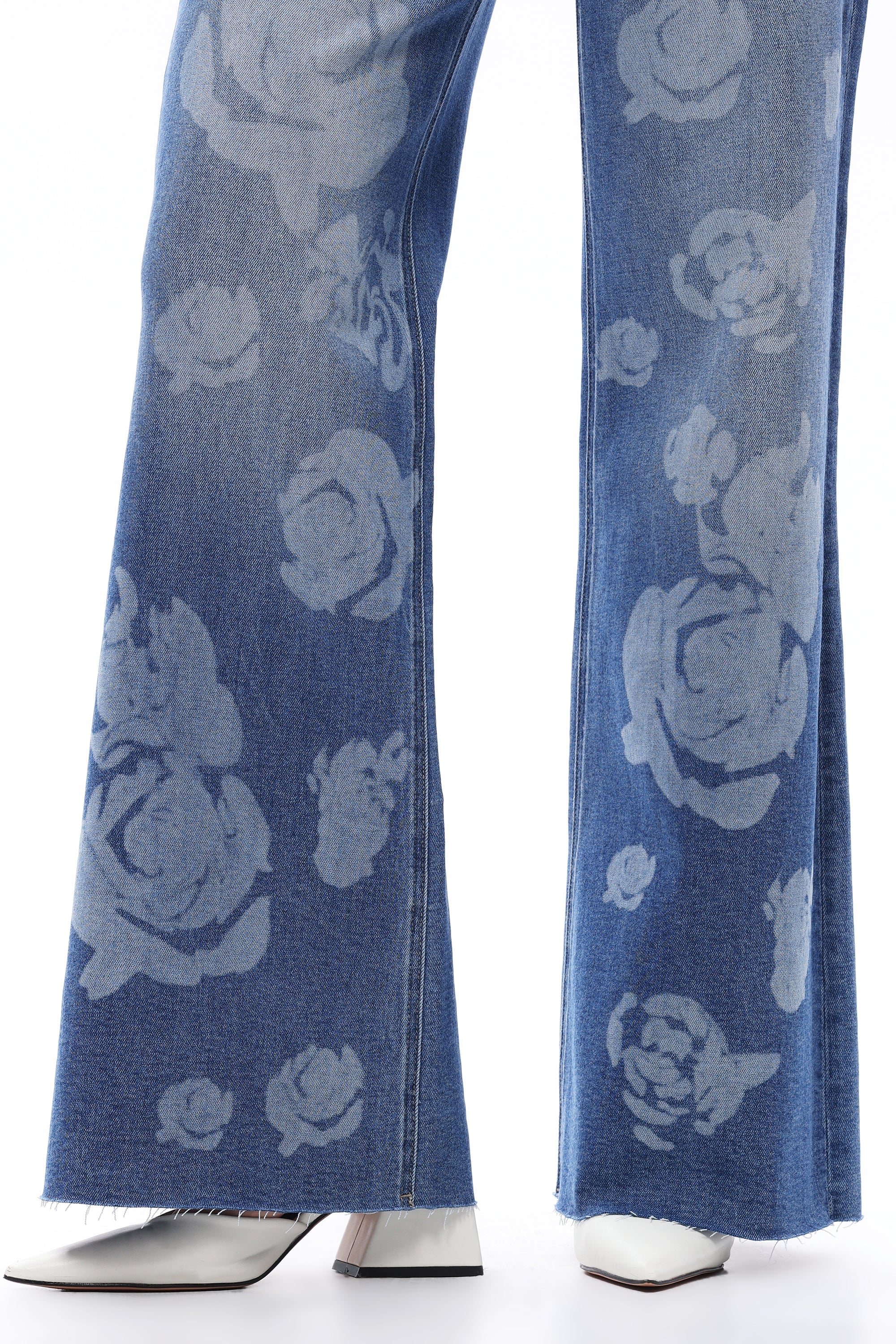 ONESO Bohemian Super High Rise Wide Leg Jeans