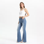 ONESO High Rise Flare Denim Jeans