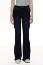 ONESO Sophisticated Mid Rise Flare Jeans