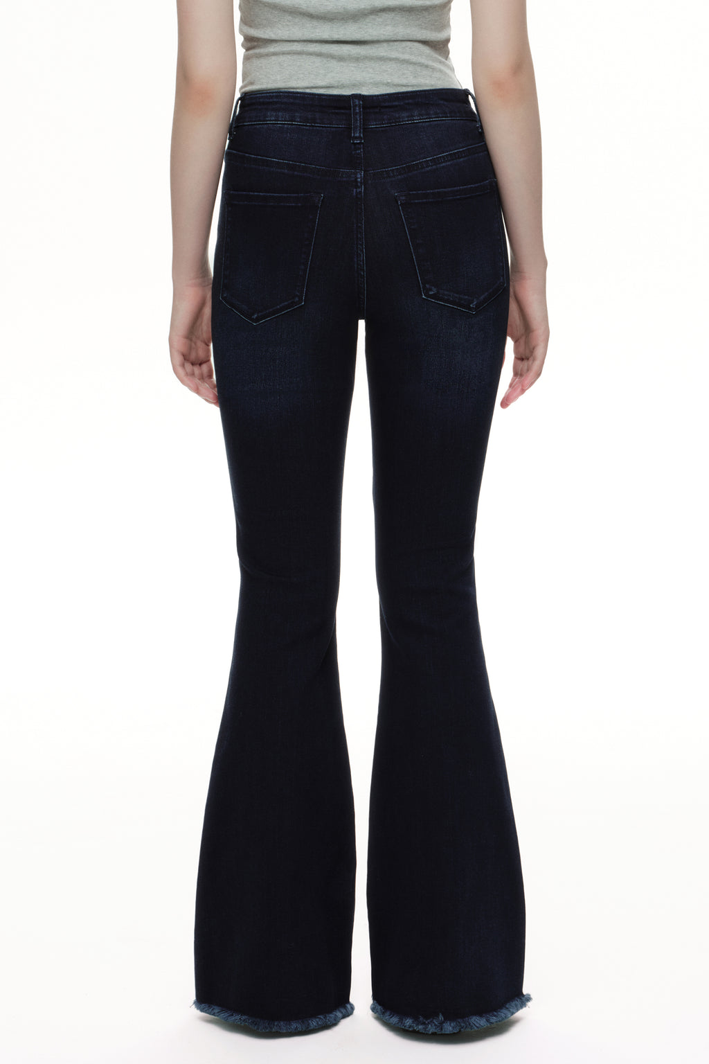 ONESO Sophisticated Mid Rise Flare Jeans