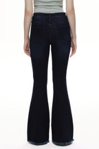 ONESO Sophisticated Mid Rise Flare Jeans