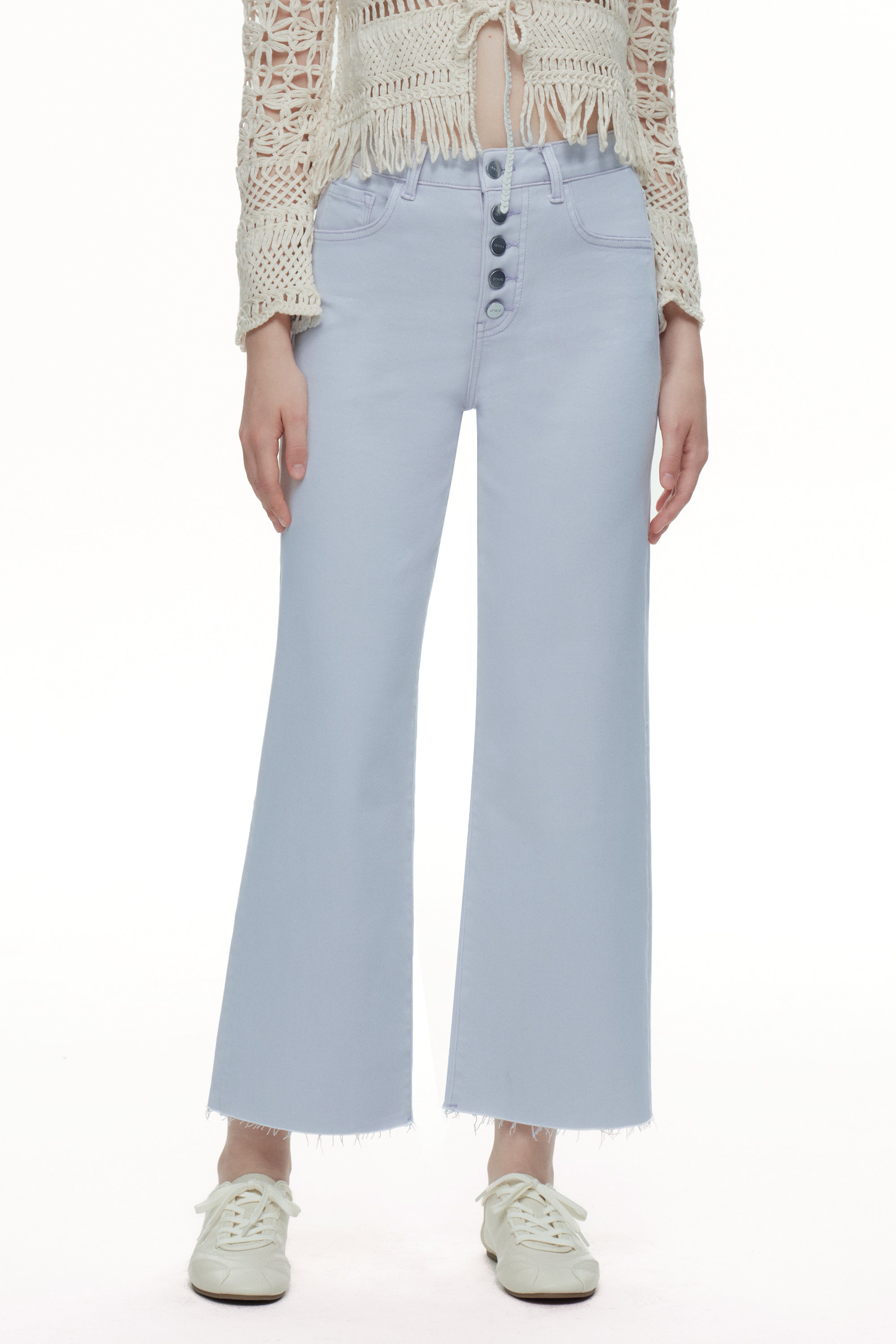 ONESO Chic High Rise Wide Leg Jeans