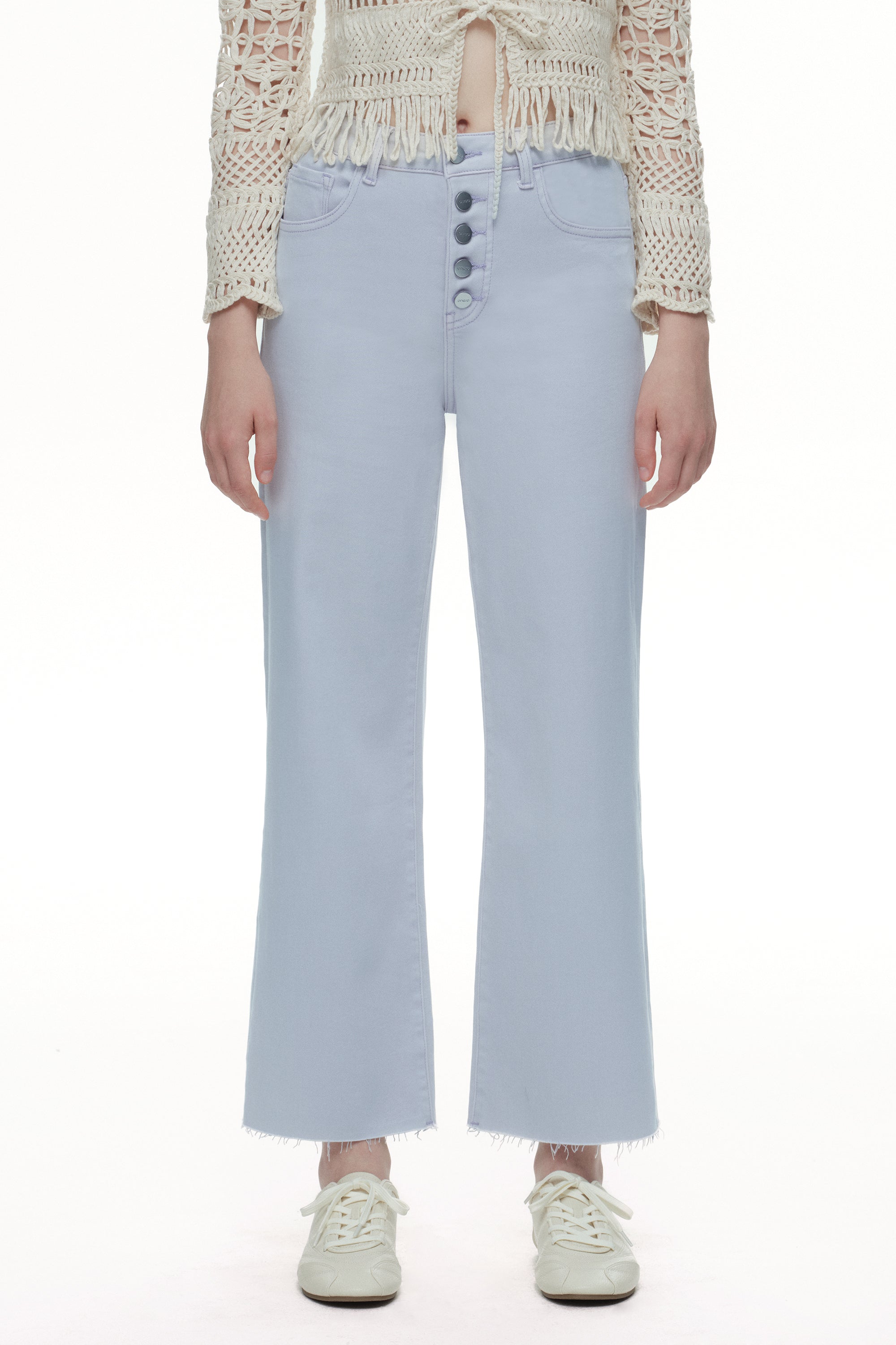 ONESO Chic High Rise Wide Leg Jeans