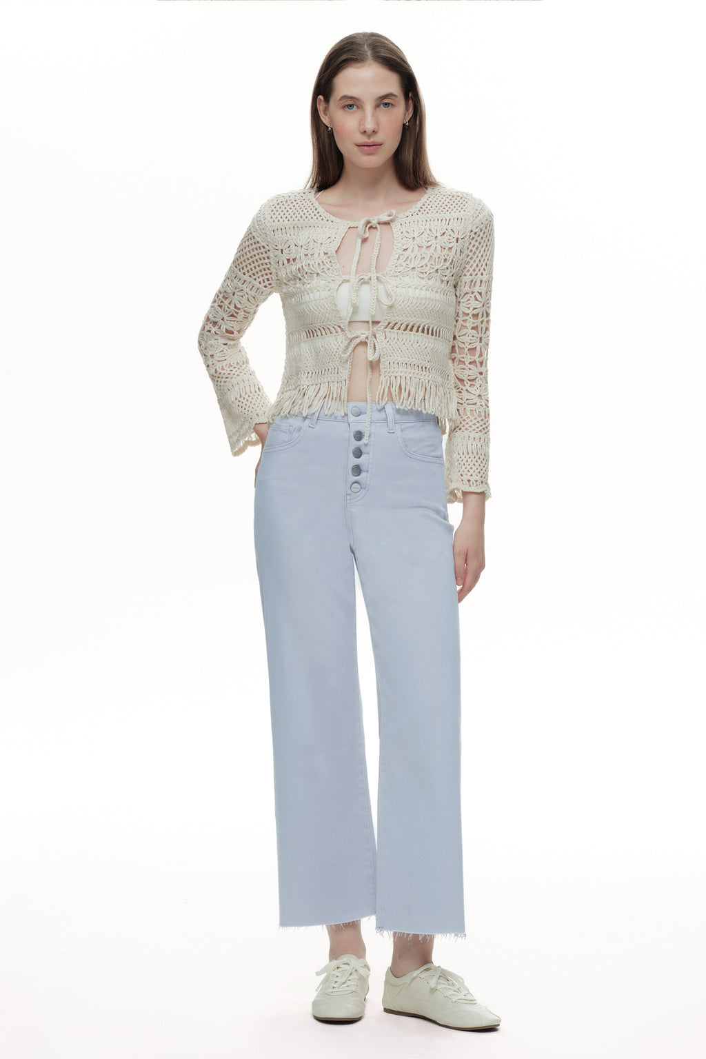ONESO Chic High Rise Wide Leg Jeans