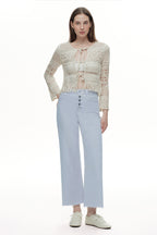 ONESO Chic High Rise Wide Leg Jeans