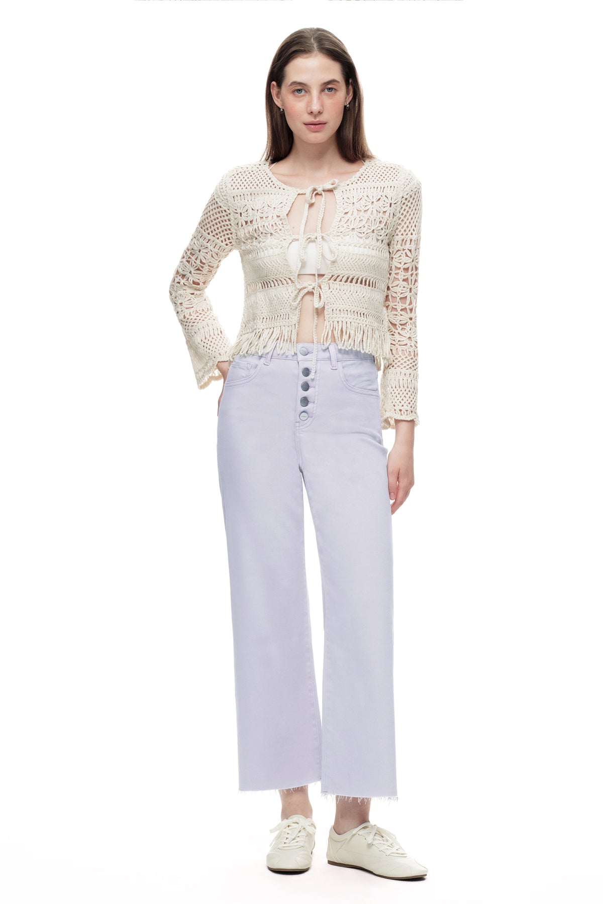 ONESO Chic High Rise Wide Leg Jeans