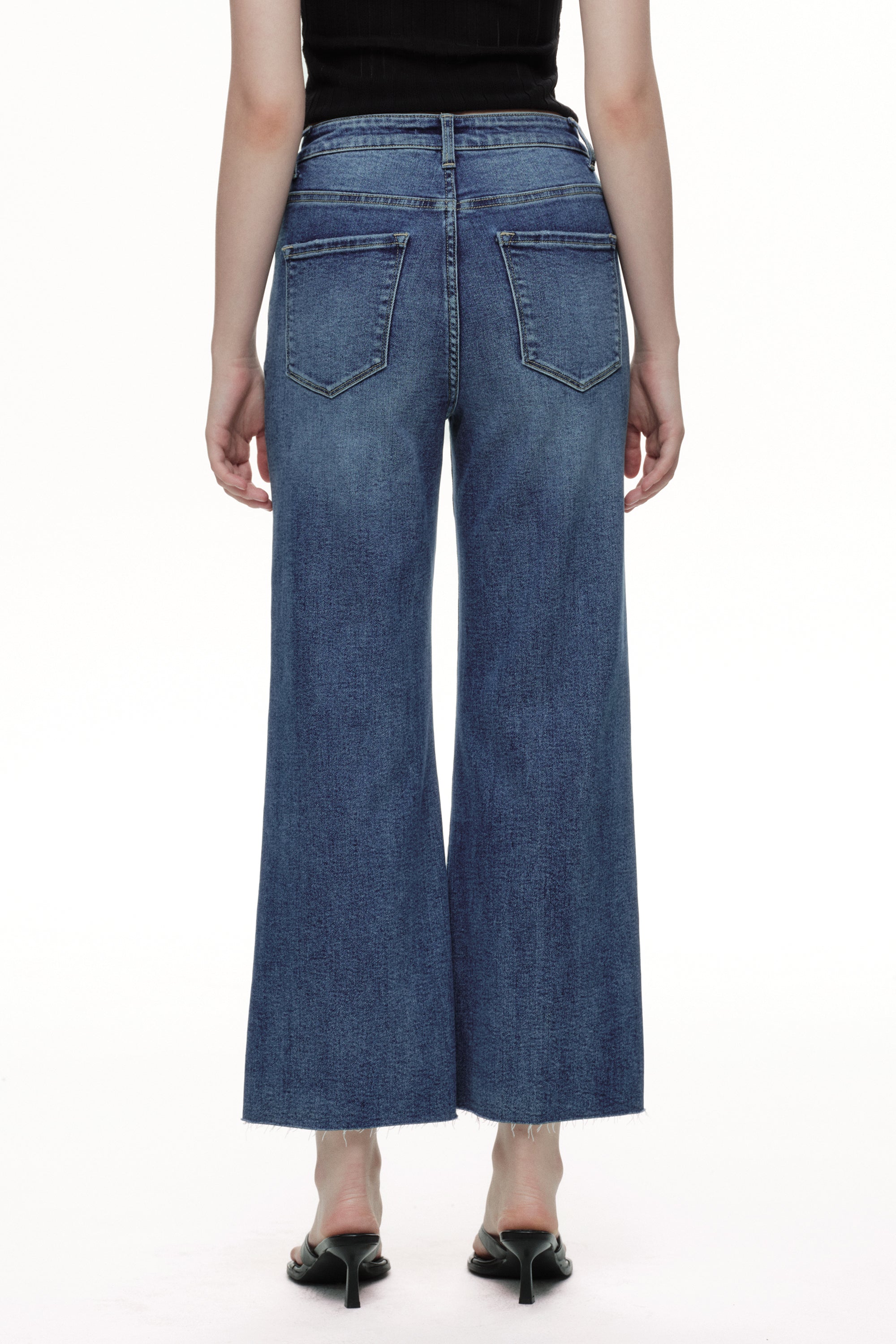ONESO Chic High Rise Wide Leg Jeans