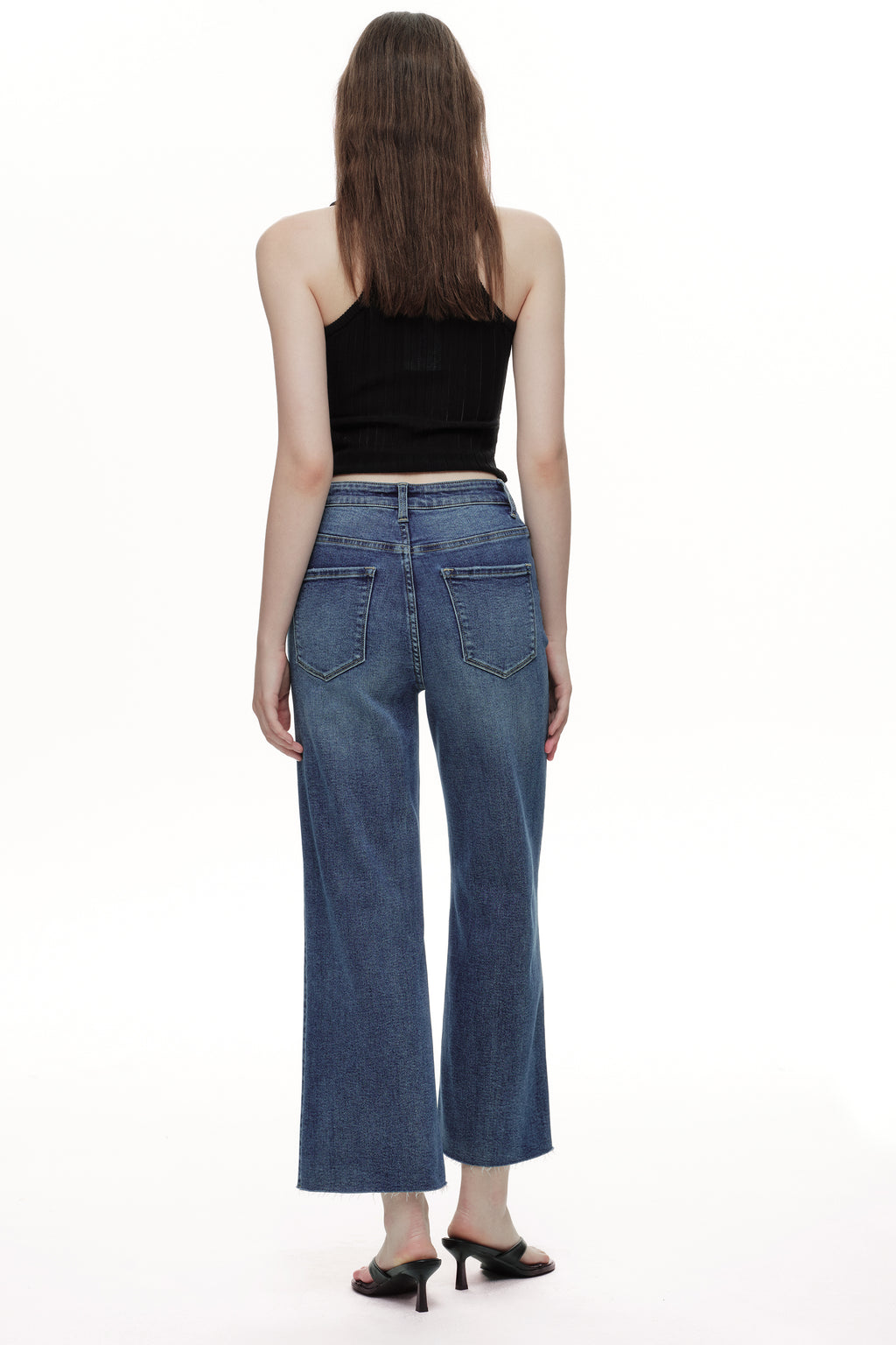 ONESO Chic High Rise Wide Leg Jeans