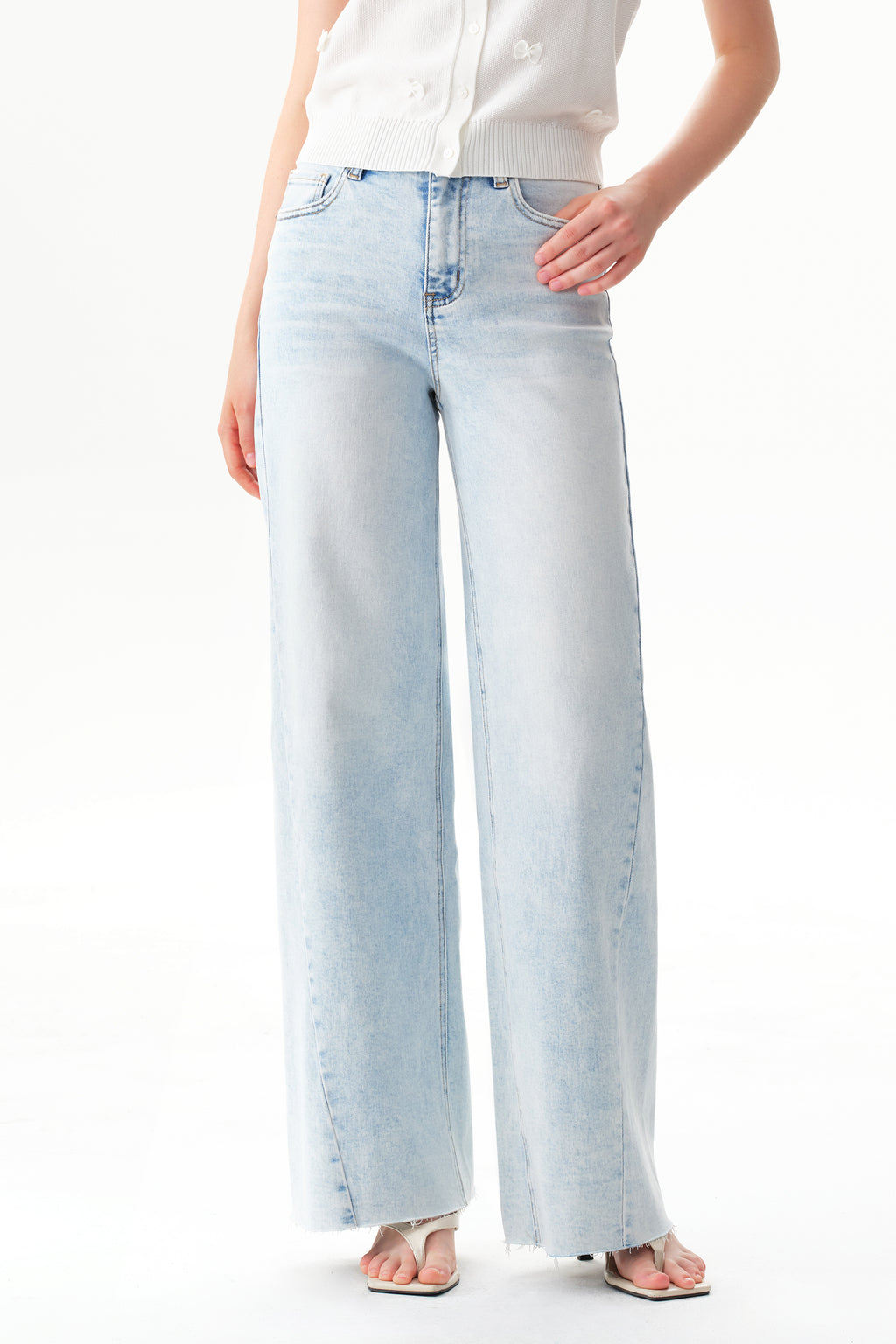 ONESO Effortless High Rise Wide Leg Jeans