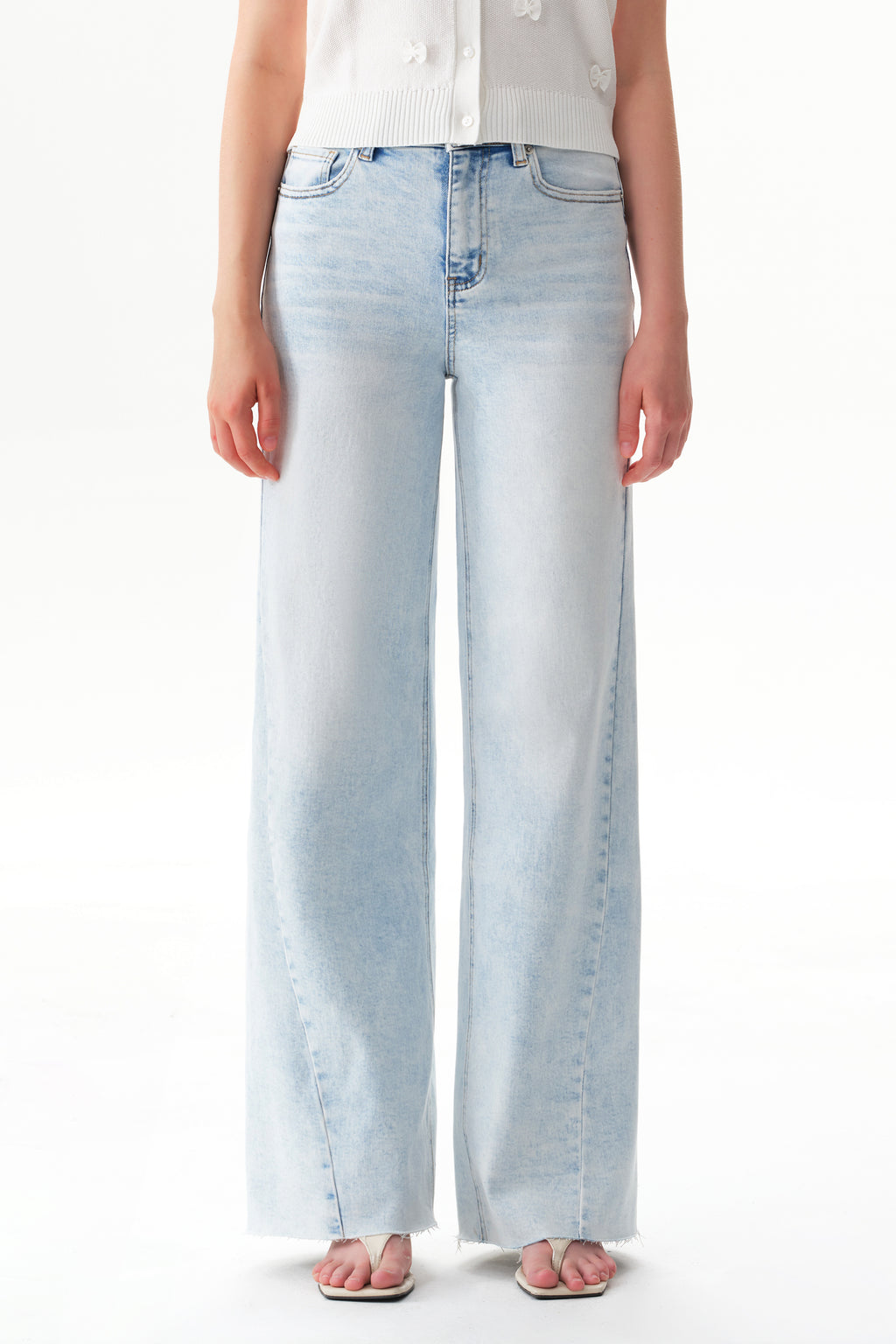 ONESO Effortless High Rise Wide Leg Jeans