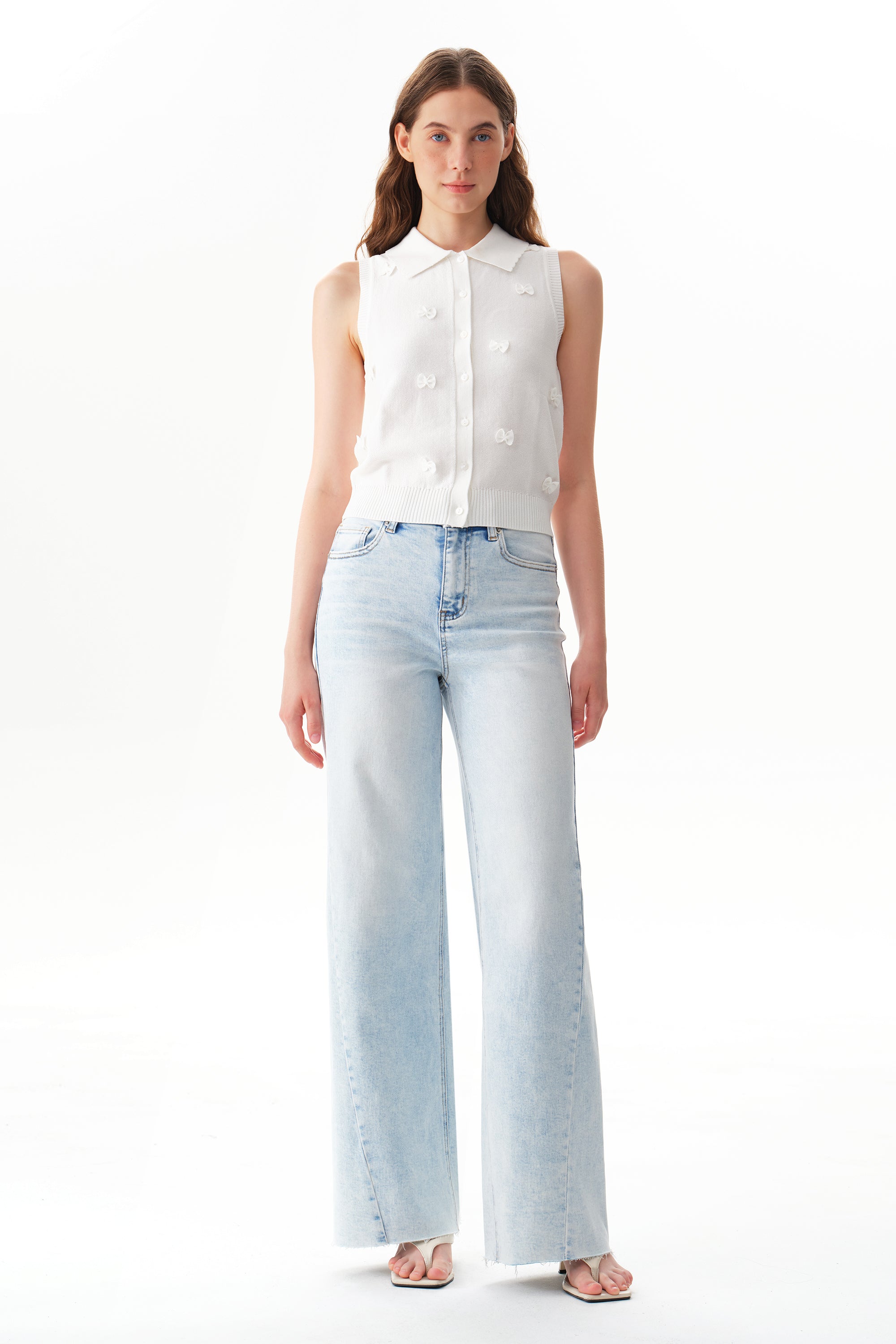 ONESO Effortless High Rise Wide Leg Jeans