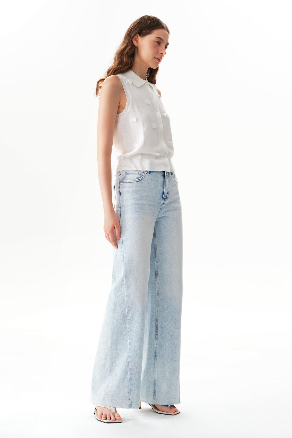 ONESO Effortless High Rise Wide Leg Jeans