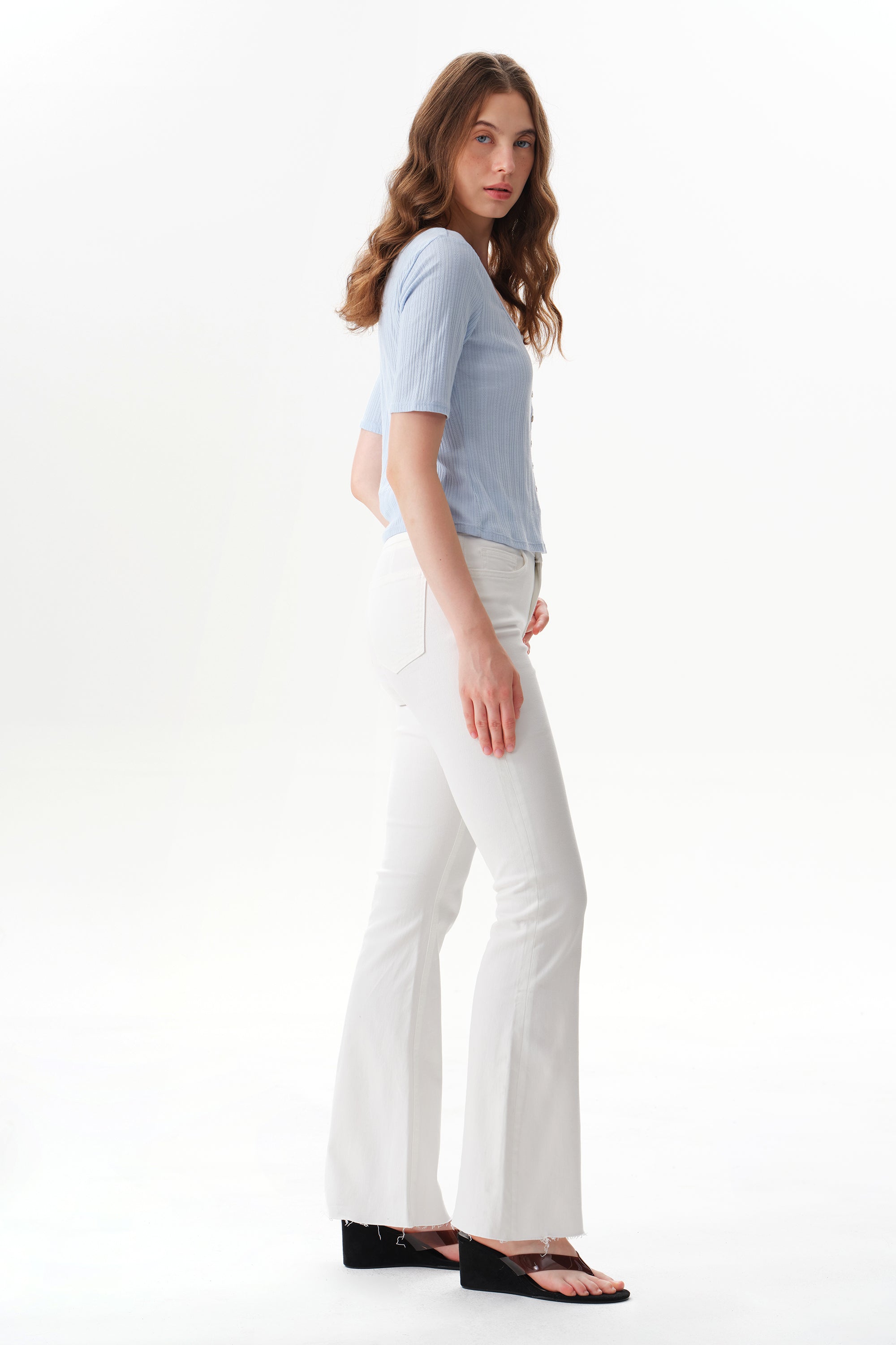 ONESO Chic High Rise Flare Jeans