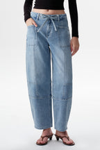 ONESO Artisan Mid Rise Barrel Jeans