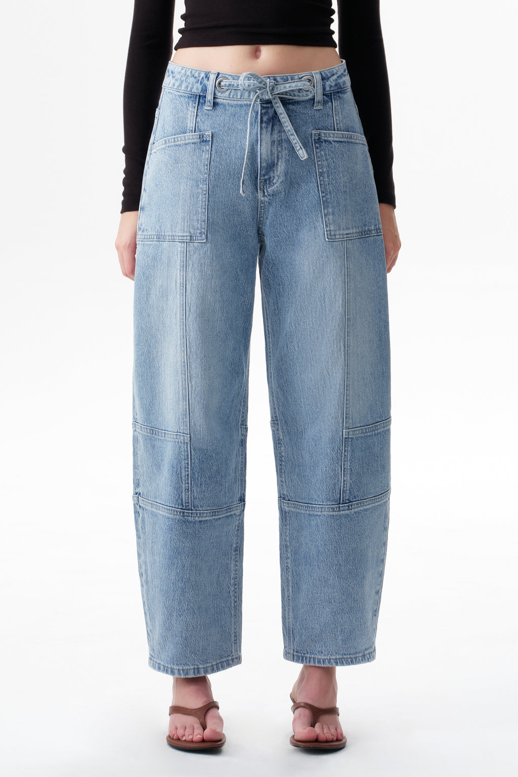 ONESO Artisan Mid Rise Barrel Jeans