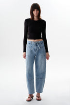 ONESO Artisan Mid Rise Barrel Jeans