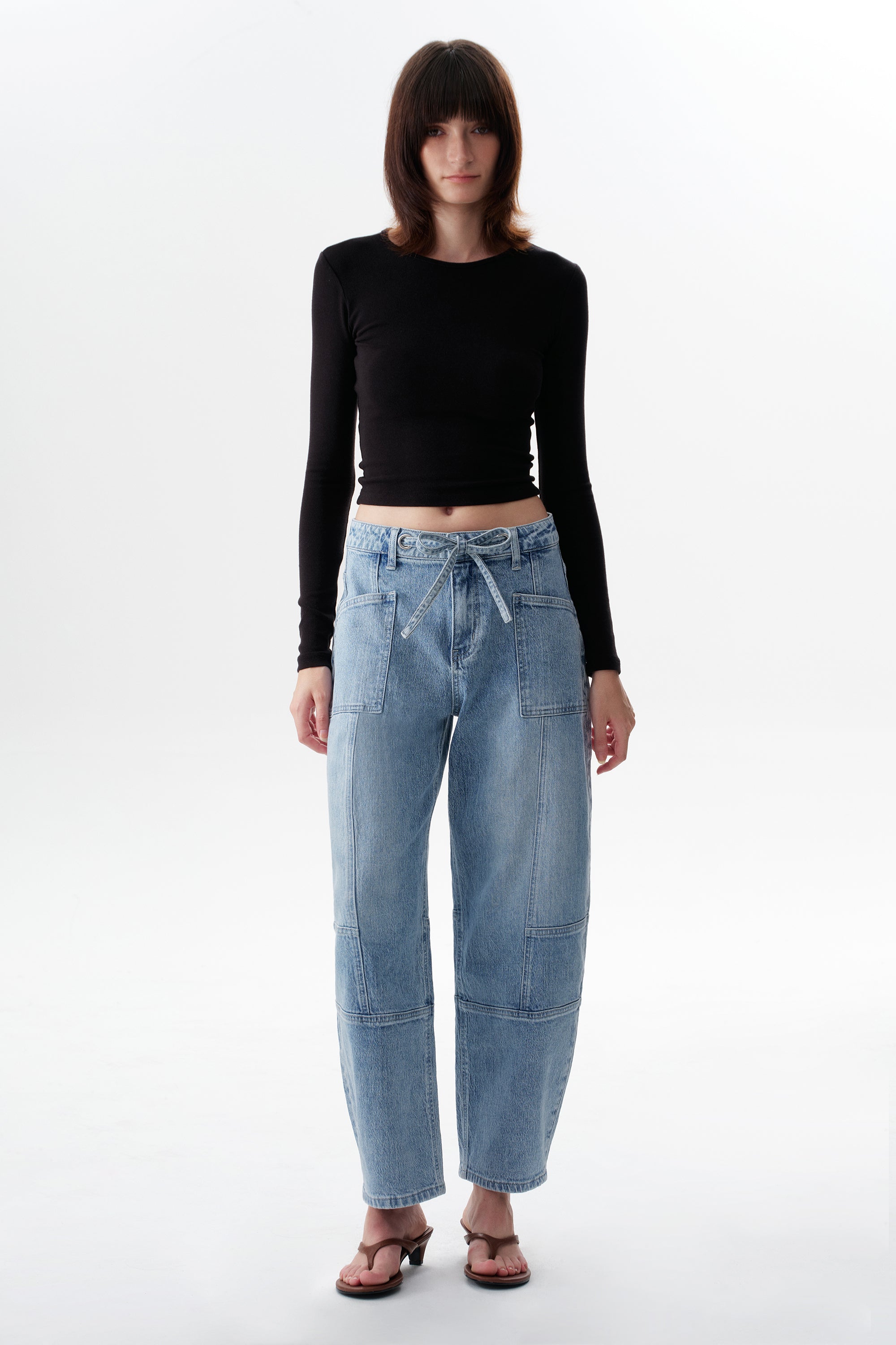 ONESO Artisan Mid Rise Barrel Jeans