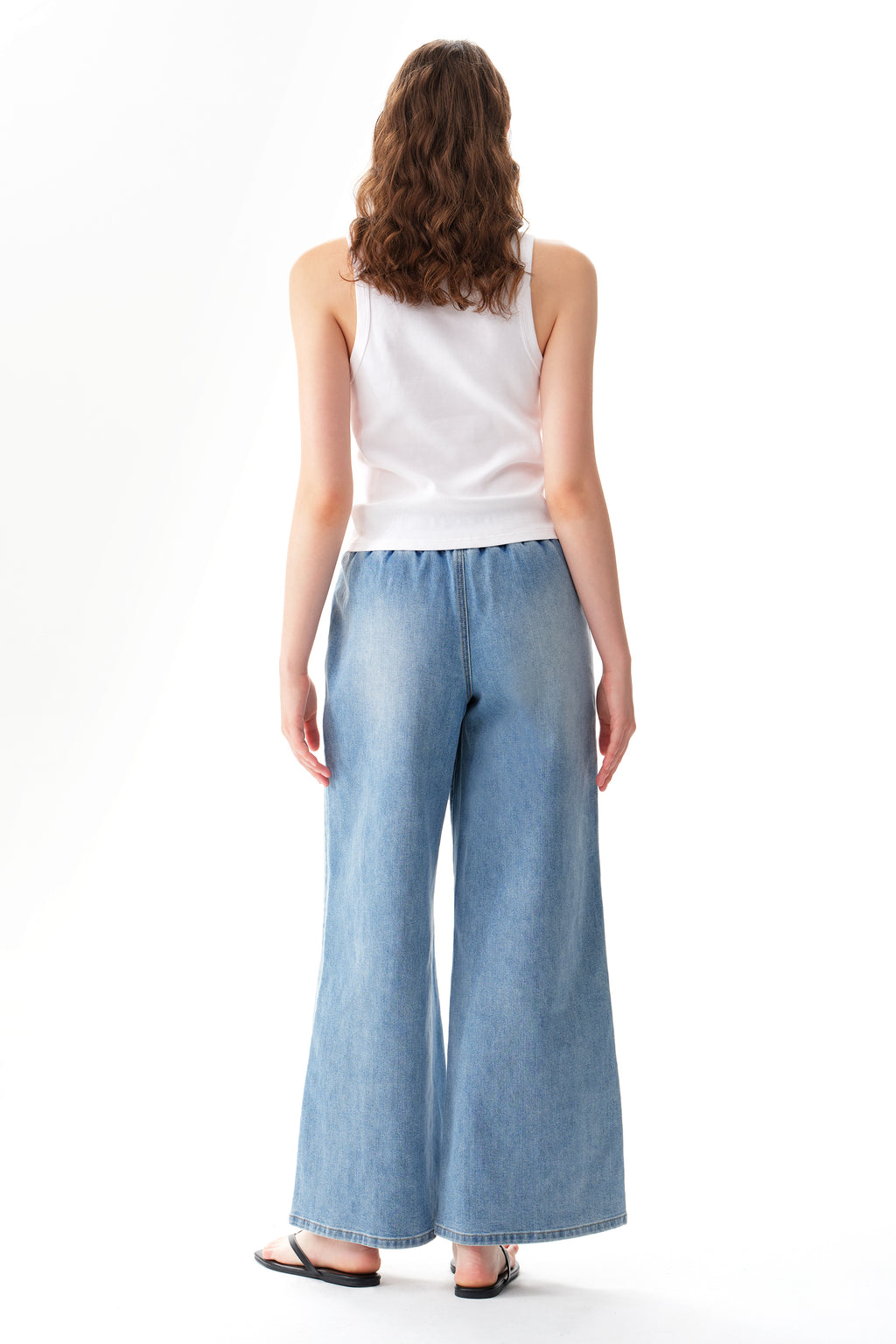 ONESO Vintage High Rise Wide Leg Jeans